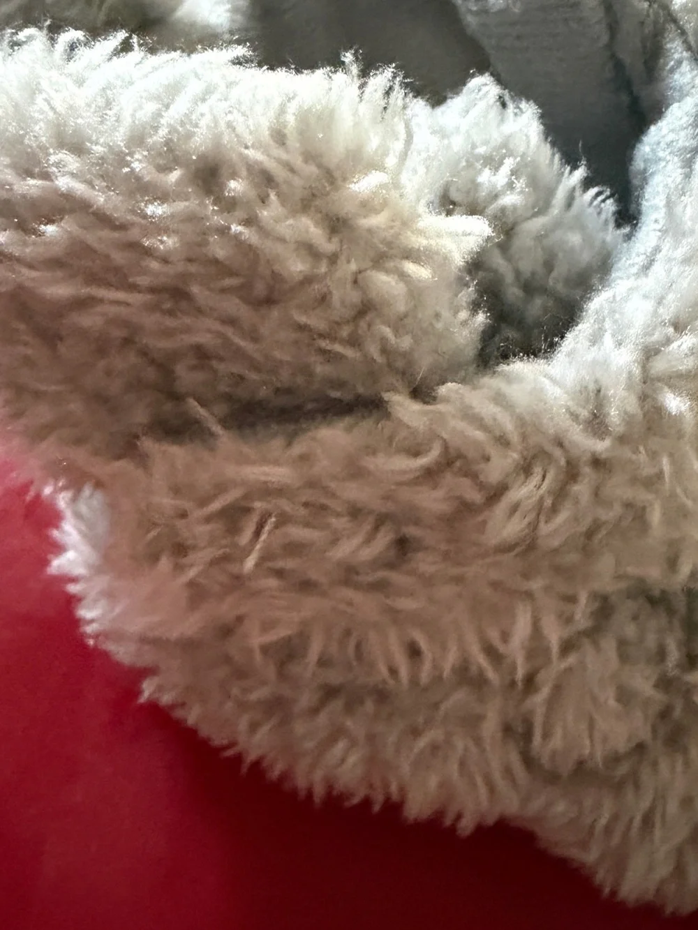Plush Gray Baby Walker Slippers - Cozy Bear Design